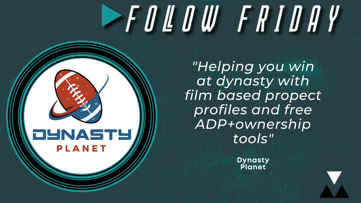 #FollowFriday Have you checked out @Dynasty_Planet? Their rostership and ADP tools are a must for hardcore dynasty enthusiasts🎯 @Dynasty_Mark built these easy to use tools for FREE to help you construct fantasy football contenders🚀 dynastyplanet.com
