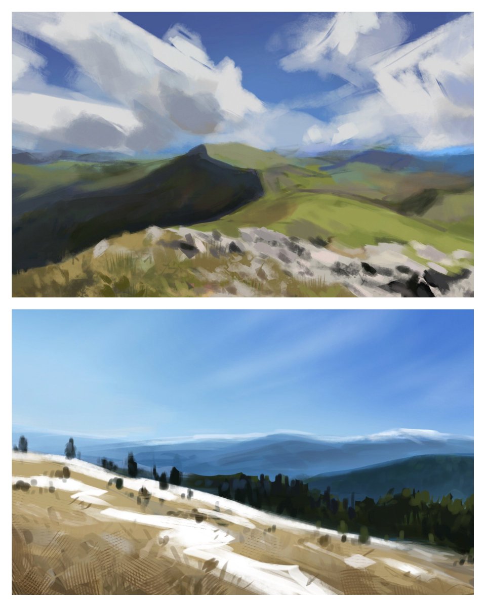olro_art's tweet photo. Google plain air today!
Carpathian Mountains 🏔
#entertainmentart #digitalart #illustration #landscape #environment https://t.co/Z6x693PUgf