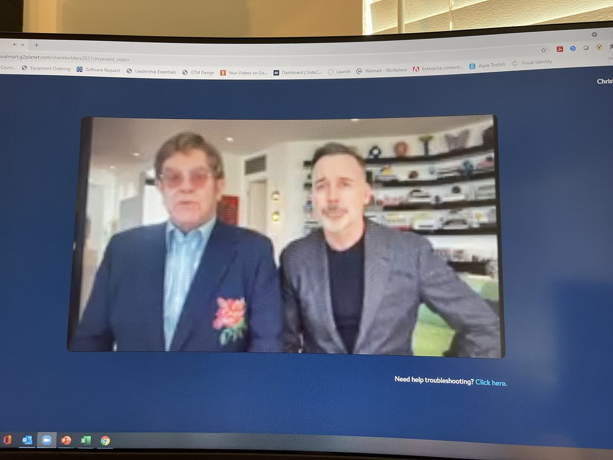 TanyaChowder's tweet photo. Pretty cool Zoom guest this morning! #ImWorkingReally https://t.co/ubJtdmgD7J