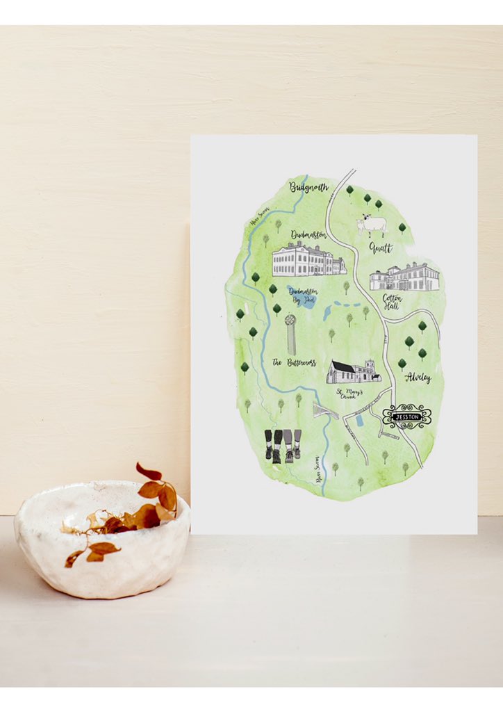 sarahsmartdraws's tweet image. Bespoke map commission of someone’s #lockdownwalks With their Mum. Their favourite walk was to head to Dudmaston @nationaltrust  in their @ScarpaUK boots @MilletsOnline 🥾#mapillustrator #mapillustration #illustratedmap