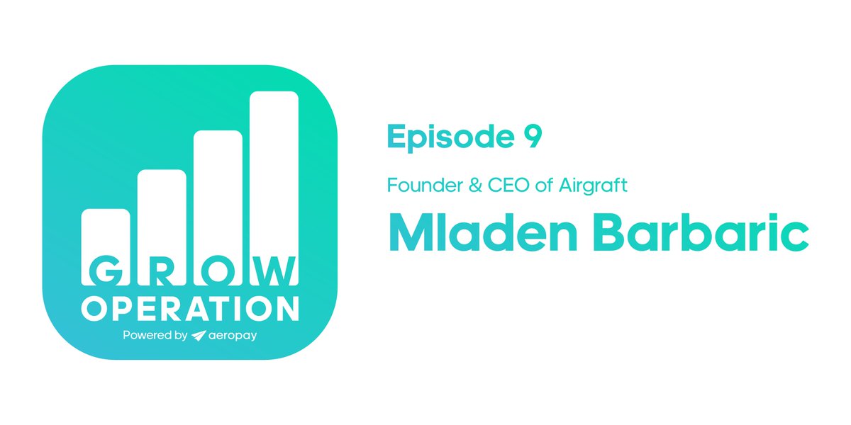 Grow_Operation's tweet photo. ICYMI: Check out our conversation with @airgraft Founder and CEO, @MladenBarbaric!

https://t.co/xLQjS2XtOy https://t.co/GNyayeslKC