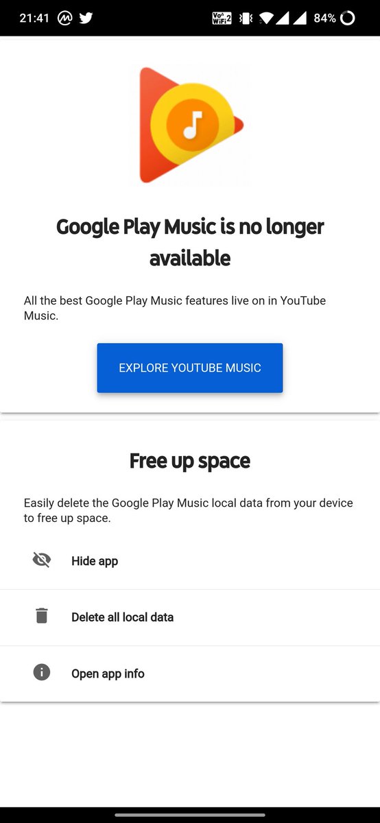 If @Google is already no longer supported to #Google #Music, then why @Oneplus is not removing it from own #Blotware App in every new OS Updates. This doesn't make any sense to keep it in mobile. Please remove it along with #Google #Photo in your upcoming OS update.