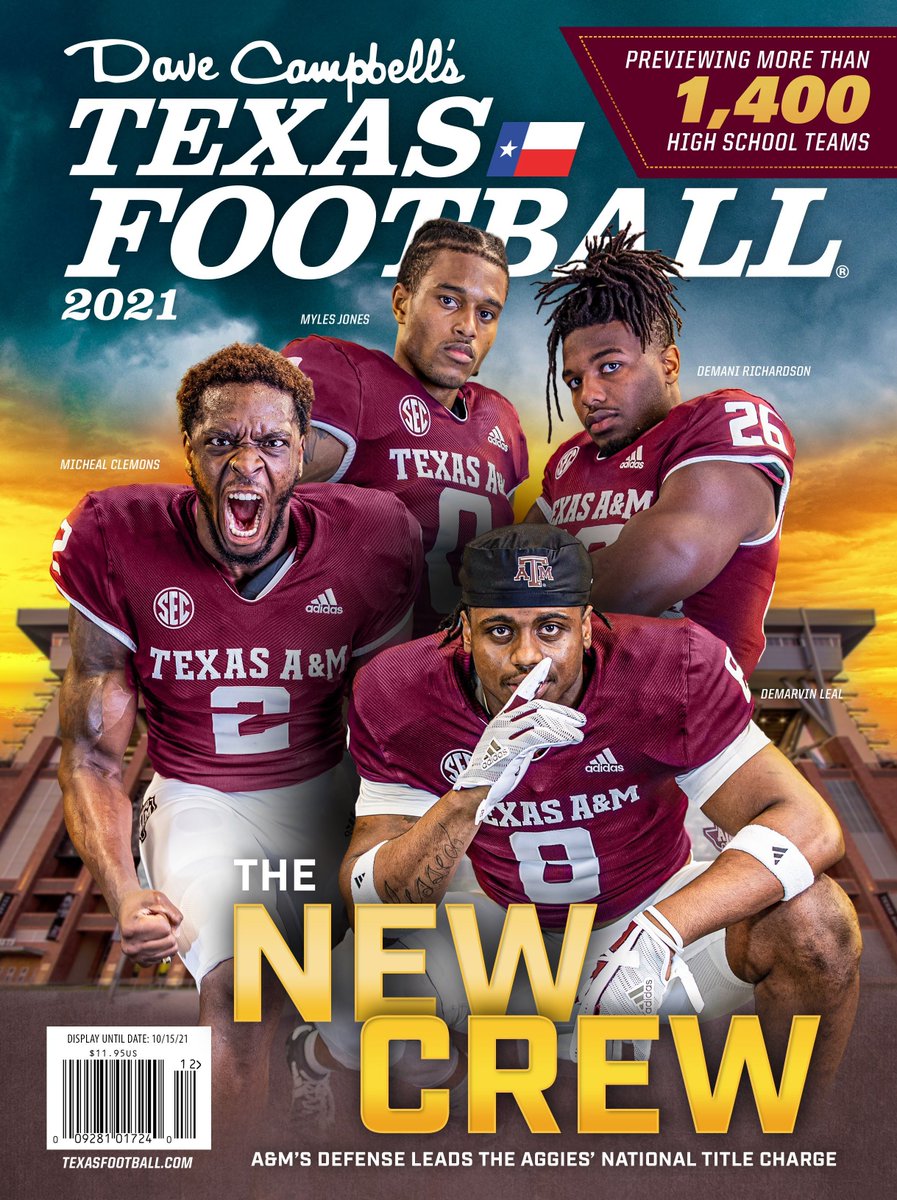 dctf's tweet image. 𝐓𝐡𝐞 𝐍𝐞𝐰 𝐂𝐫𝐞𝐰
𝐀&amp;amp;𝐌'𝐬 𝐃𝐞𝐟𝐞𝐧𝐬𝐞 𝐋𝐞𝐚𝐝𝐬 𝐭𝐡𝐞 𝐀𝐠𝐠𝐢𝐞𝐬' 𝐍𝐚𝐭𝐢𝐨𝐧𝐚𝐥 𝐓𝐢𝐭𝐥𝐞 𝐂𝐡𝐚𝐫𝐠𝐞

TexasFootball.com/dctfcover2021

@MyJone98 @therealdemani @boimarv9 @AggieFootball @12thMan @TAMU #GigEm #Aggies