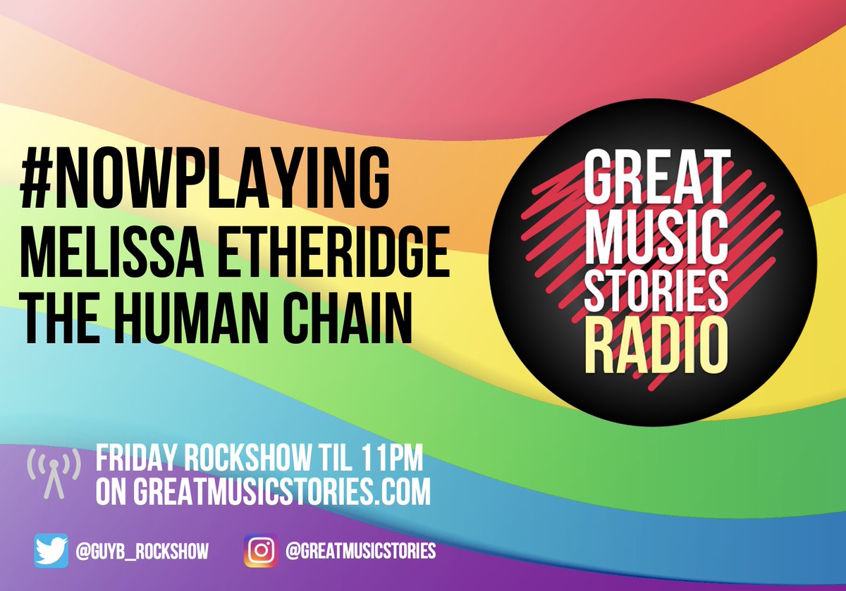 GuyB_rockshow's tweet photo. Another #MelissaEtheridge song? Why not - let's have a double play! She headlined our Modern Rock Wellbeing Fest last August and this was a standout of the evening. A song of unity and hope. #Nowplaying 'The Human Chain'
Friday rockshow til 11pm on https://t.co/QwdpOSZDCT radio x https://t.co/eehyv6QiLM