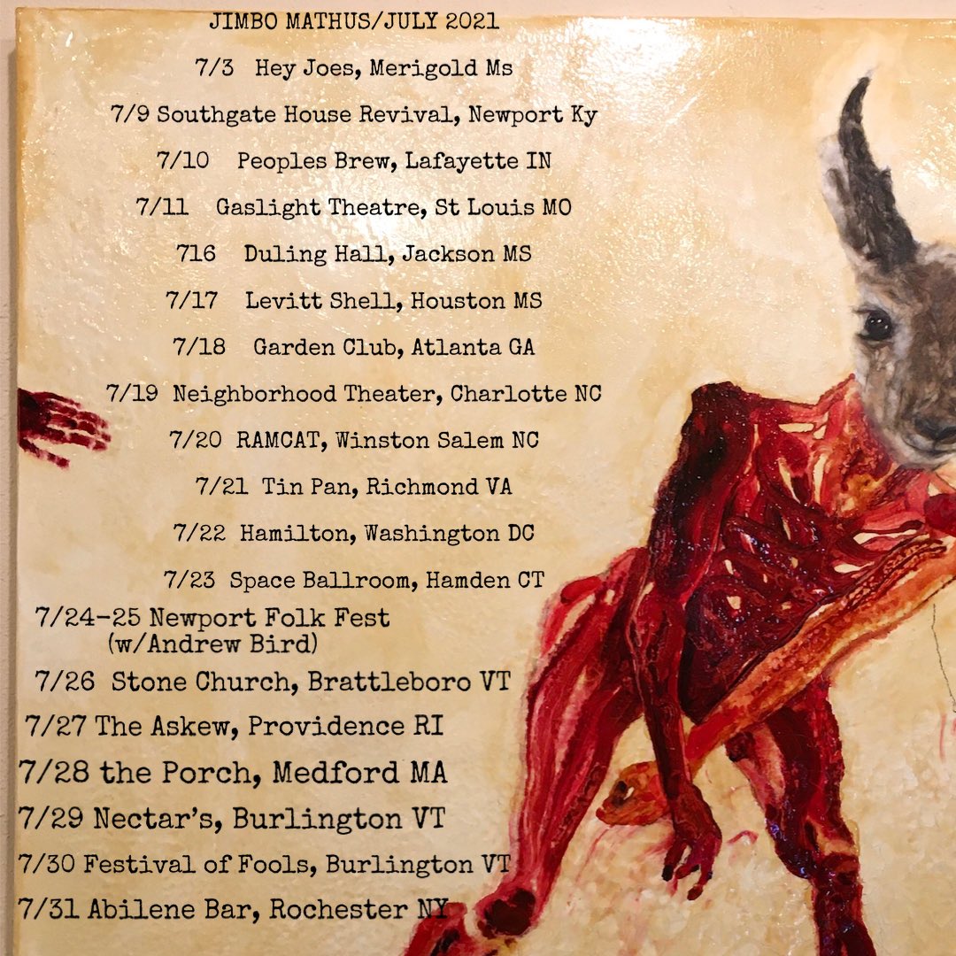 JimboMathus's tweet image. July tour dates announced. We know there’s a lotta bands coming back out but we’ve got something special here