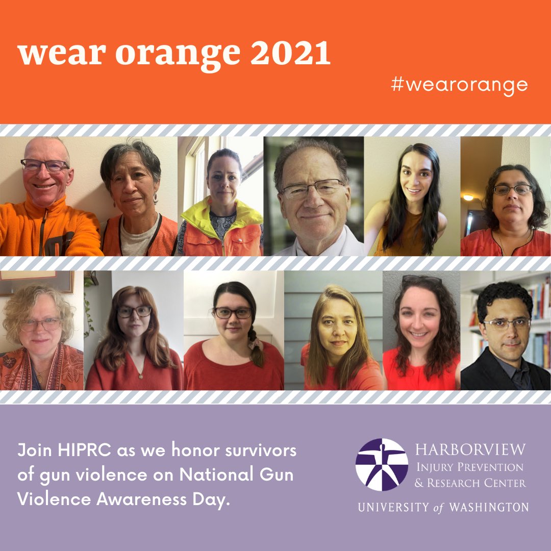 Today we #WearOrange to raise awareness about gun violence.