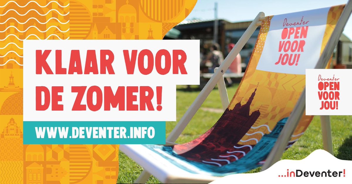 Wat een ontzettend toffe campagne van de diverse Deventer marketing organisaties. Wat een stad! #deventeropenvoorjou #openvoorjou #zomerindeventer #indeventer #deventer