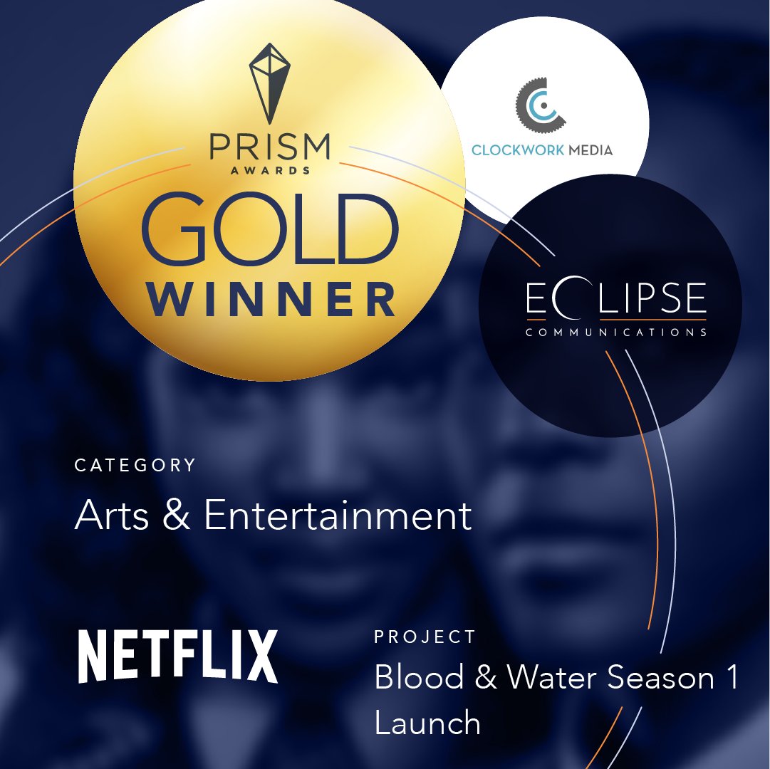Cher_Reddy's tweet photo. Incredible team effort! Well Done @NetflixSA @EclipsePR @clockworkmedia 

#prismawards21 https://t.co/7nrYIfNiB6