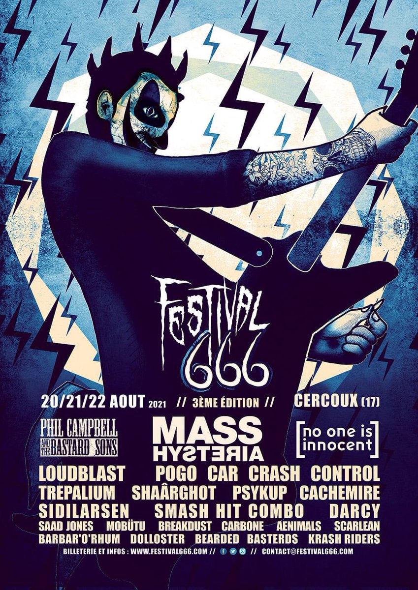 Sidilarsen's tweet image. Cette fois ça semble se confirmer, un concert est en approche ! 😱 
On espère de tout coeur que ce sera le début d'une longue série ! 🙏
RDV samedi 21 aout au @festival_666 à #Cercoux (17) avec du beau monde à l'affiche pour une dinguerie ! 🔥🤘😛🤘🔥
#sidilarsen #metalband #live