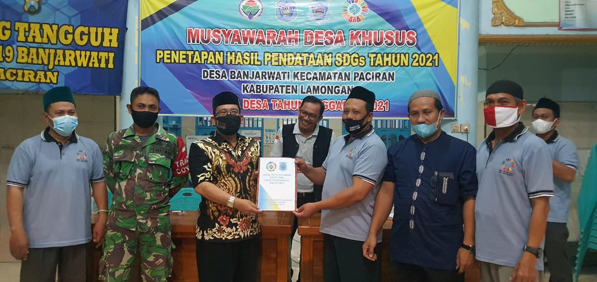 kadrajat's tweet photo. Selamat dan Sukses kepada Pemdes Banjarwati Kec Paciran Kab Lamongan dan Pokja Relawan yg telah mensukseskan Pendataan SDGsDesa
#Trimakasihpakjokowi
#TimakasihGusmenteri
#SDGsDesaYes
@halimiskandarnu
@Iskandar__NH 
@DewantoAndry 
@Wanut_Susisno 
@arisaputrop3md https://t.co/iVAJm6Iuy8