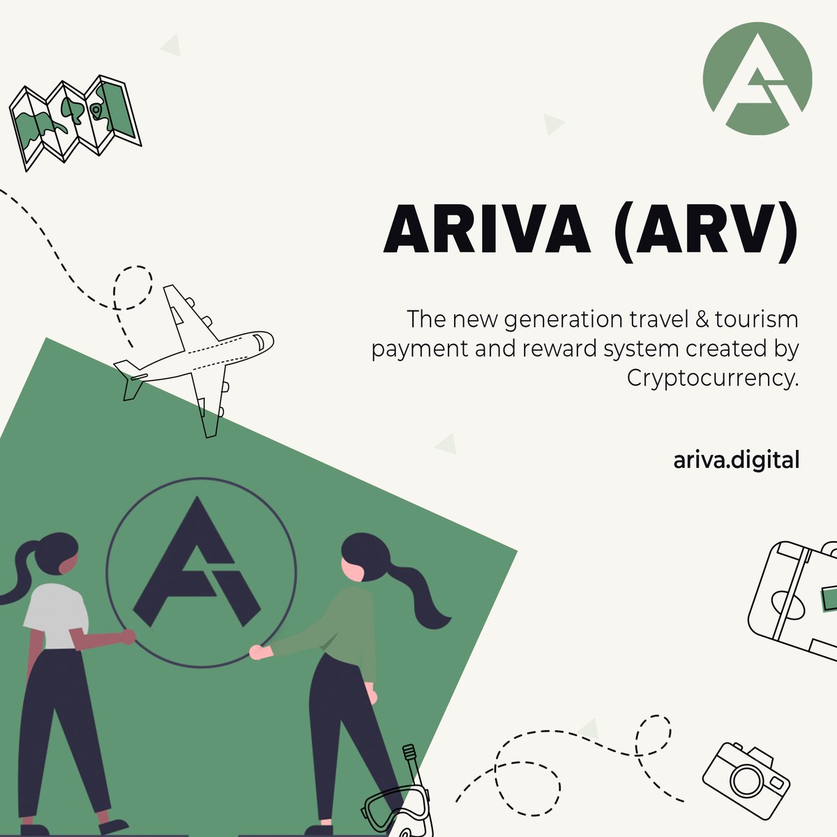 ArivaCoin's tweet photo. The new generation travel &amp; tourism payment and reward system created by Cryptocurrency.

#arv #arivacoin #arivadigital #cryptocurrency #cryptonews #crypto $ARV $ARIVA https://t.co/jNQ2huWQ2z