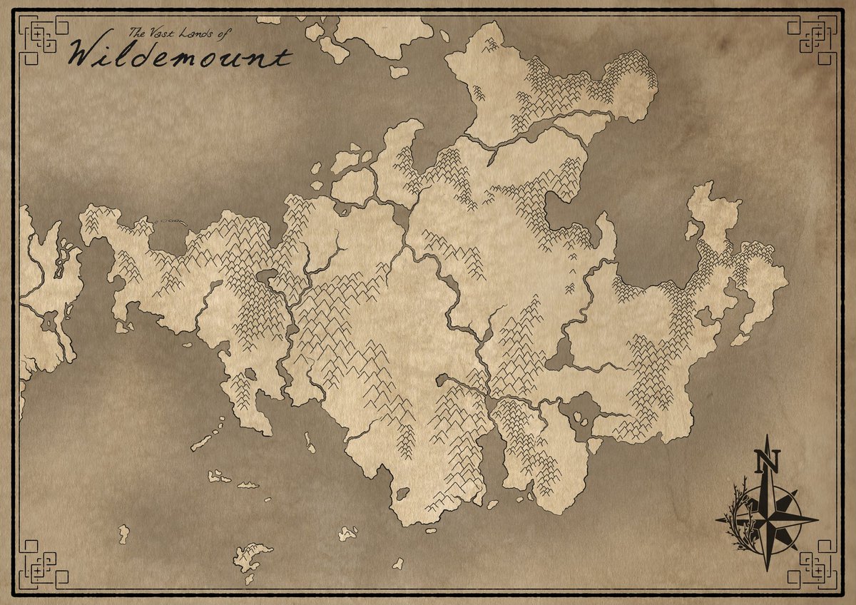 Made it through all 7hrs of the #CriticalRole finale last night.  Went to sleep at 5am and got up for work at 7:30 🙃 I think it was worth it but I'm also dead tired.  But hey, it was good time to work on my Wildemount map!
#CriticalRolefinale #CriticalRoleArt #wip #cartography