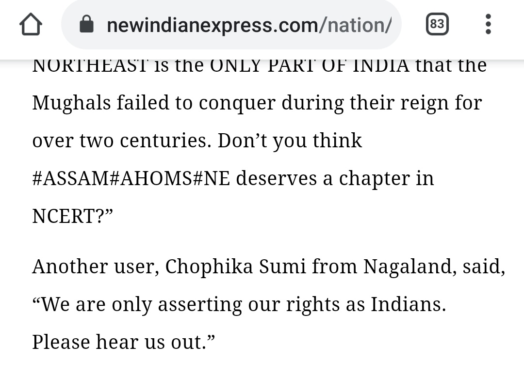 chophika_sumi's tweet photo. My tweet got featured in newindianexpress article. 🤗
#NortheastMatters 
#AchapterforNE

https://t.co/1NffJnI6f6 https://t.co/hJp2OwA8hb