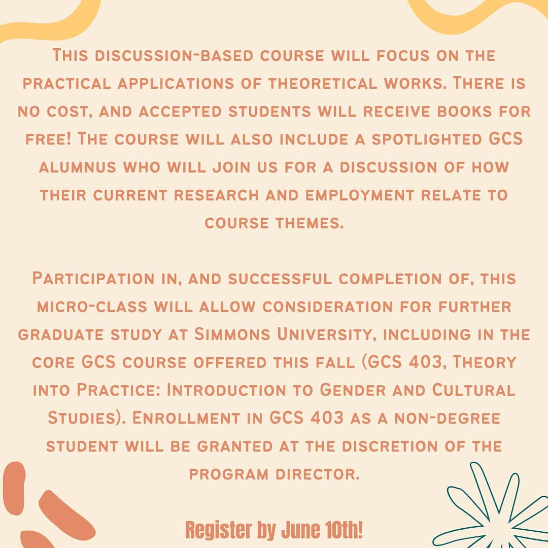 SimmonsGCS's tweet photo. ATTN: Prospective Grad Students 🗣🗣❗❗
DM us if you have questions!
Registration Link: https://t.co/LonokZm38D https://t.co/zZCEfwRUja