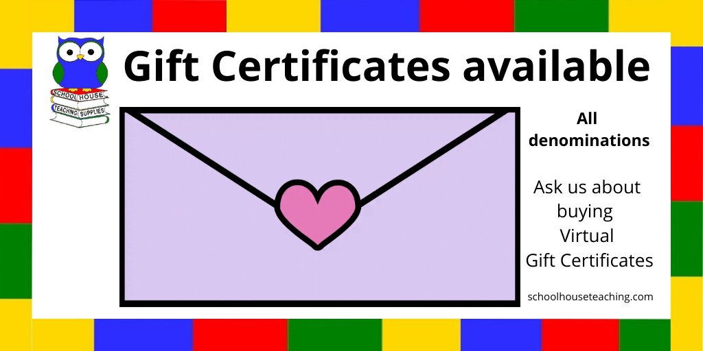 SchoolHouseVic's tweet photo. We're nearing the end of the school year - finally!
If you are thinking of gift ideas for your child's teacher, look no further. 
Teachers love to spend their Gift Certificates at School House. 
Say thanks to your teacher for all the learning support.
#SchoolHouseVic https://t.co/8FUyQZgYSr