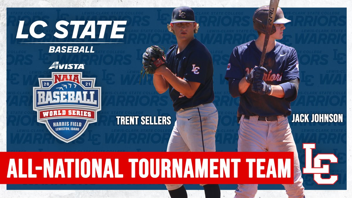 LCWarriors's tweet photo. Congrats to Jack Johnson and Trent Sellers on being voted to the Avista NAIA World Series All-Tournament Team! https://t.co/3Un84ltD0D