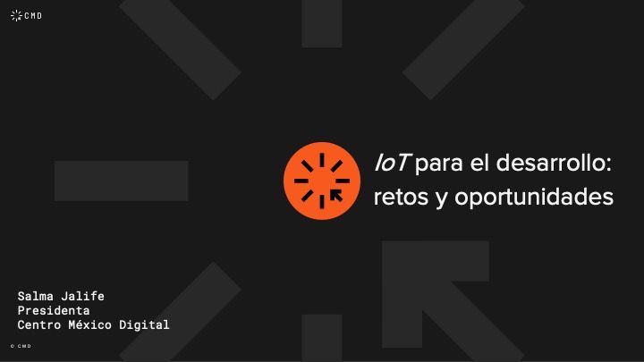 En unos momentos, <a href="/salmajalife/">salma jalife</a> hablará sobre #IoT para impulsar el desarrollo, sus retos, oportunidades y algunos casos de éxito. 
Registrate en: buff.ly/3pnEG9a
#TransformaciónDigital