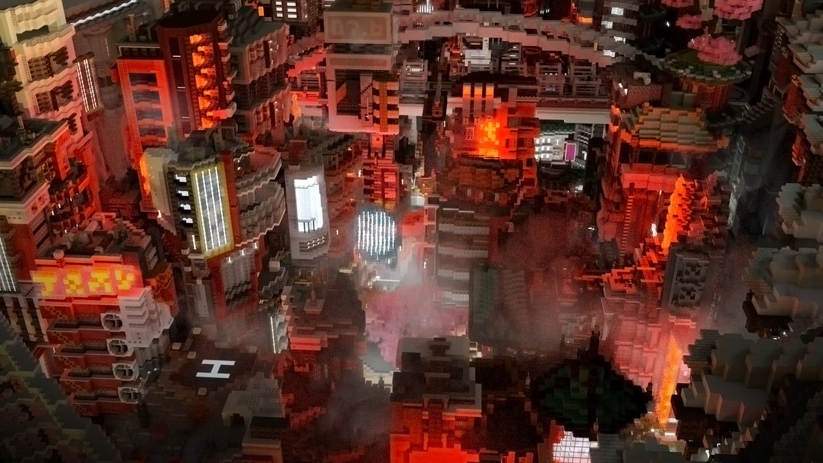 futuristic city карта майнкрафт