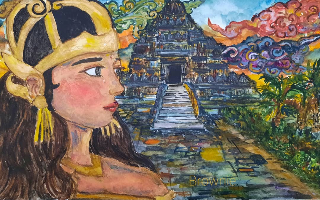 This art is inspired by the Ramayana traditional play in prambanan temple!
I hope you enjoy it 
Follow me on IG : browniecandoart

#watercolorpainting #karyaanakbangsa 
#senitariramayana 
#ramadanshinta 
#paintingoftheday 
#watercolorproject 
#artclassproject