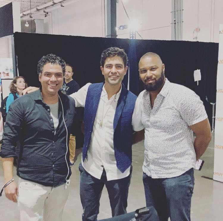 screenheatmiami's tweet photo. Coming soon our amazing co-hosts @JoseLMartinez17 & @kijikmultimedia just interviewed the multi-talented @adriangrenier for the one and only #screenheatmiami at @TheBitcoinConf #BitcoinMiami https://t.co/FaYPYb10IZ