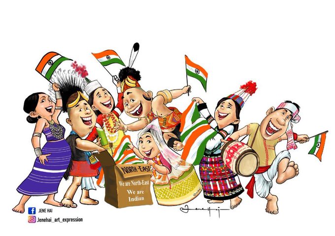 Vishalias0's tweet photo. There is absolutely no doubt that the #NorthEastMatters. It's essential that a chapter on the NorthEast is included in the NCERT syllabus. 

We must know our own country better. NortheastMatters #BanPSBBschool #7YearsOfSeva https://t.co/RvqS9MGJuG