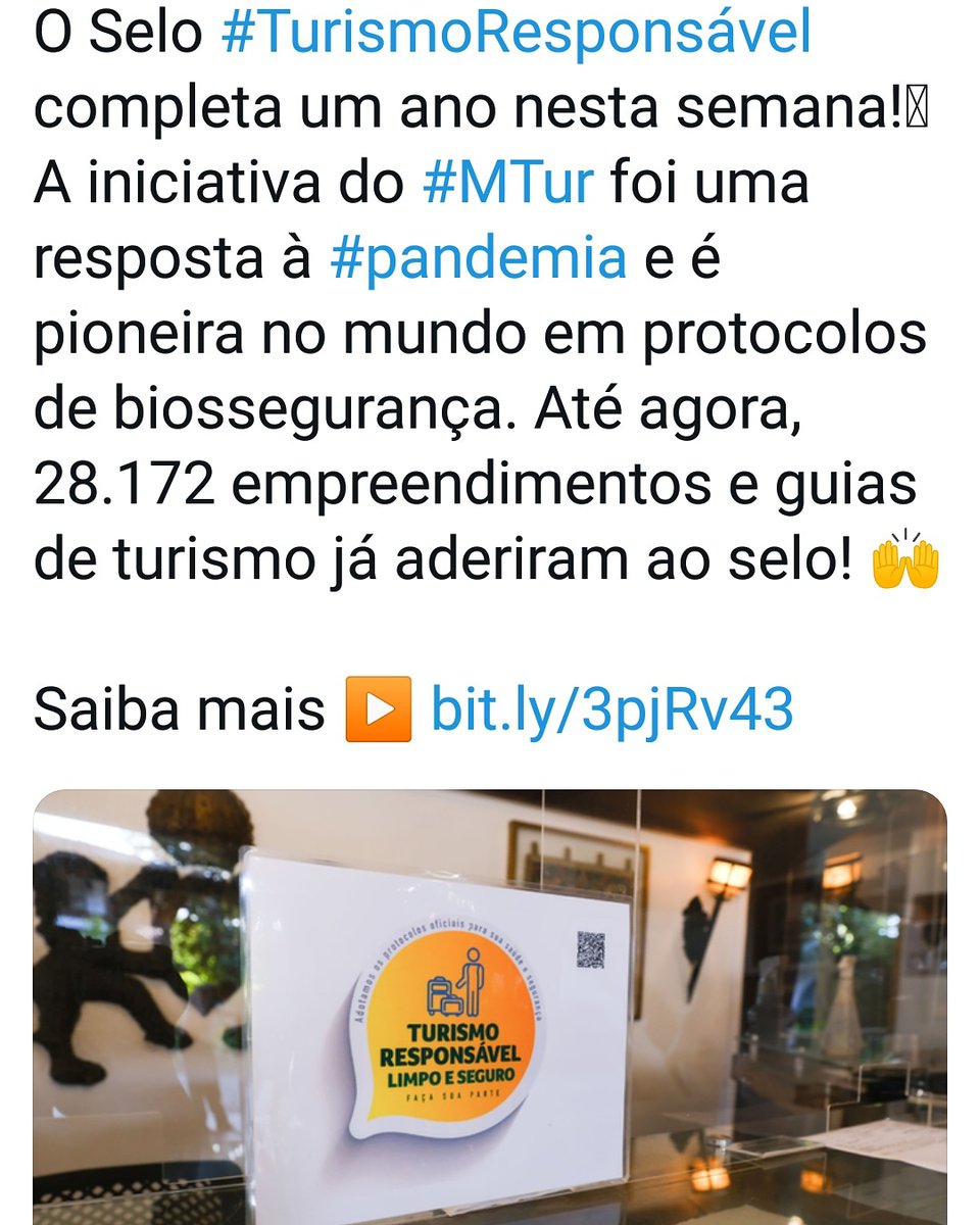 markmesse's tweet photo. Além do Selo de Turismo Responsável do @mturismo a Mark Messe possui o Selo de Qualidade no Turismo do Paraná @sebraepr. Segurança, Qualidade e Organização para eventos.
Mark Messe. Ideias que transformam!
#markmesse
#eventos
#turismo
#selodequalidade
#seloturismoresponsavel https://t.co/ds5Kh4mP1q