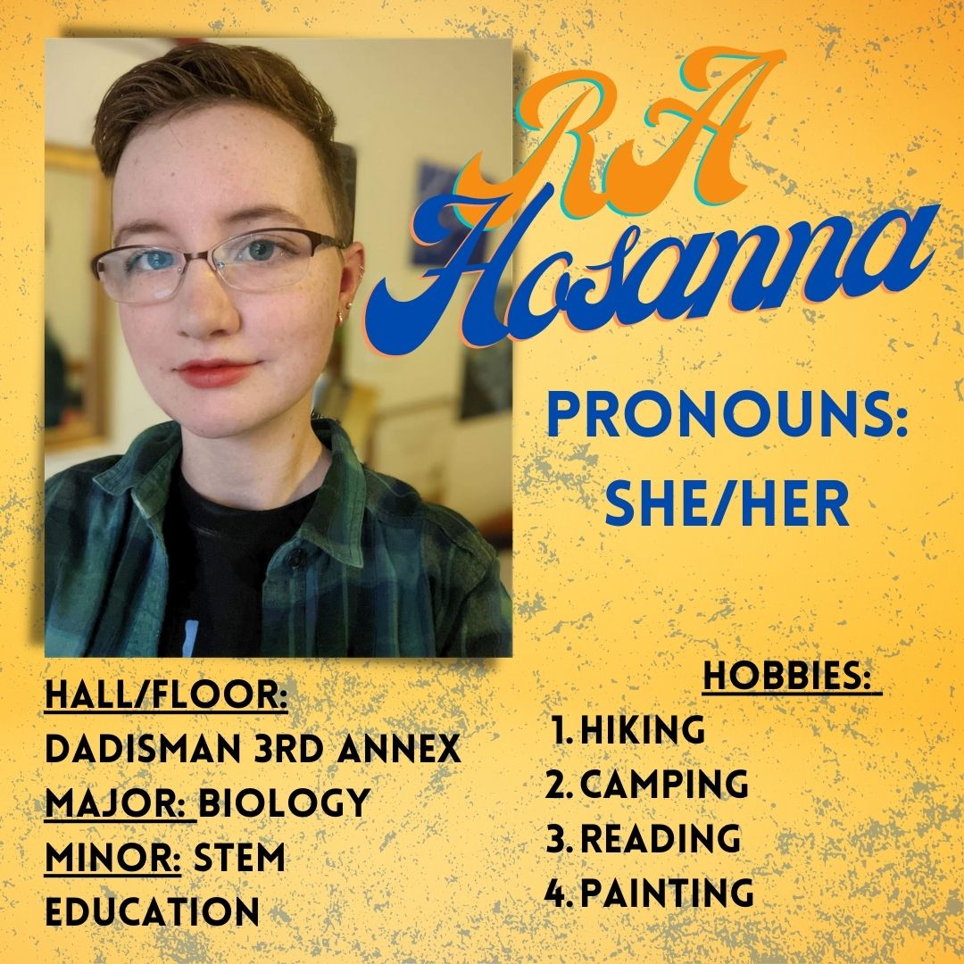 Hello Everyone!! I am SO excited that it's #WVUNSO month! To help our students get acclimated to our community early, we are doing a series of "Meet our Staff" over the next few weeks. First up is RA Hosanna Barrett! #MeetYourRA