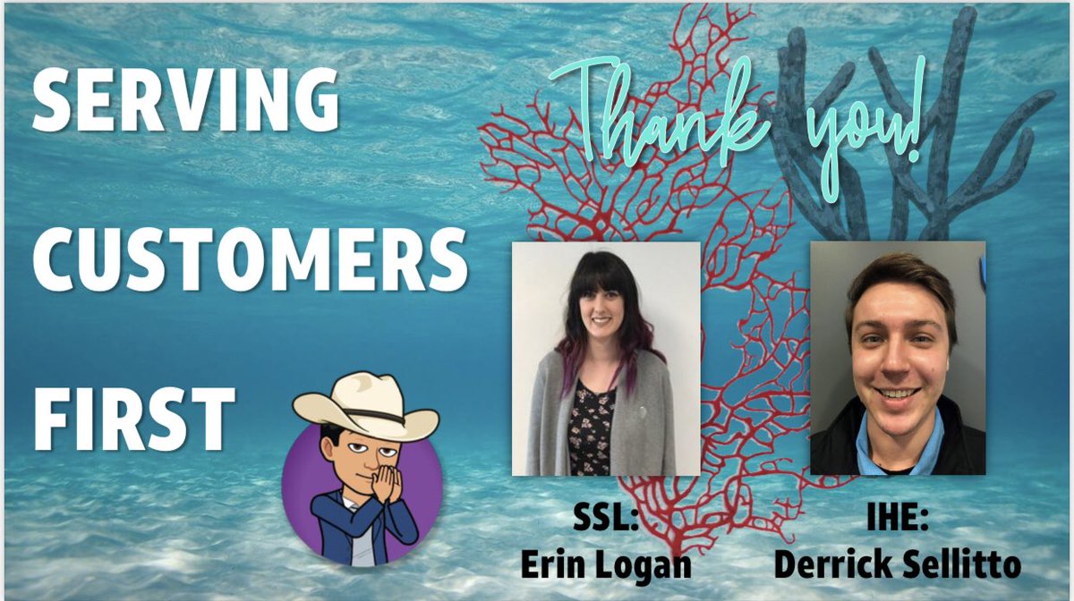 Today we took a moment to recognize a couple rockstars in our market. Thank you Erin and Derrick for always Serving Customers First! We appreciate everything you do!  #LifeAtAtt