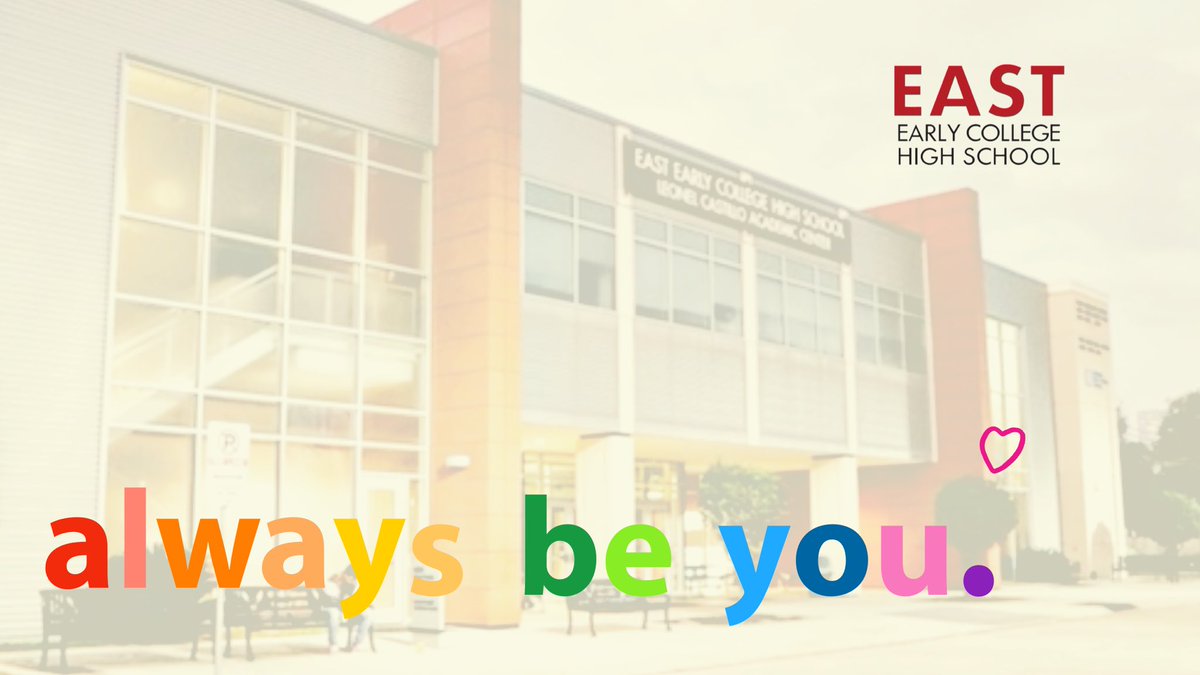 EAST_ECHS's tweet photo. At #EECHS we strive to be an inclusive, diverse, and accepting institution. This goes out to all of our #lgbtqπ students, staff, Falcon community and allies. Happy #PrideMonth #LoveIsLove
@HoustonISD @HISDEspanol @HISDEastArea @stephsquare @judithforhisd @Ponce_East https://t.co/QFOtZeYNZy