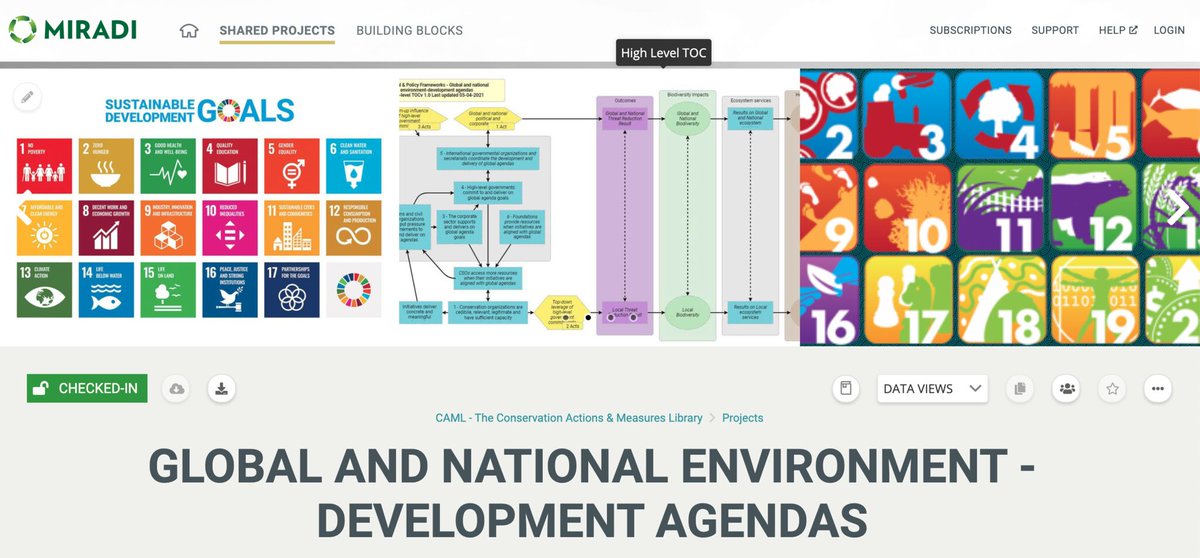 📢 New entry published on CAML! #Environment and #Development Agendas serve to influence &amp; leverage high-level #commitments to facilitate more effective conservation &amp; human well-being outcomes. To learn more about this work, visit: miradishare.org/ux/project/cmp…