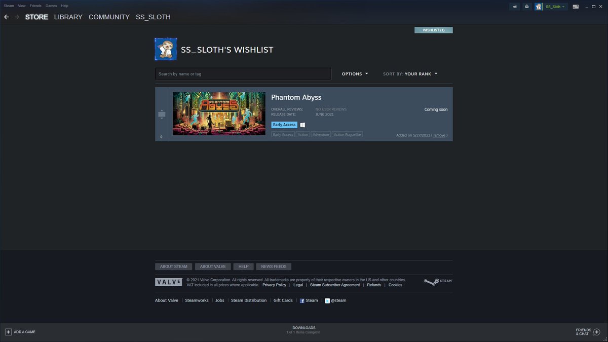 SS__Sloth's tweet photo. @ThePhantomAbyss I am so pumped for this game. I was lucky enough to be selected for the Beta test today and can't wait for this game to hit early access. Let's Freaking Go!!! https://t.co/VlM687a2cB