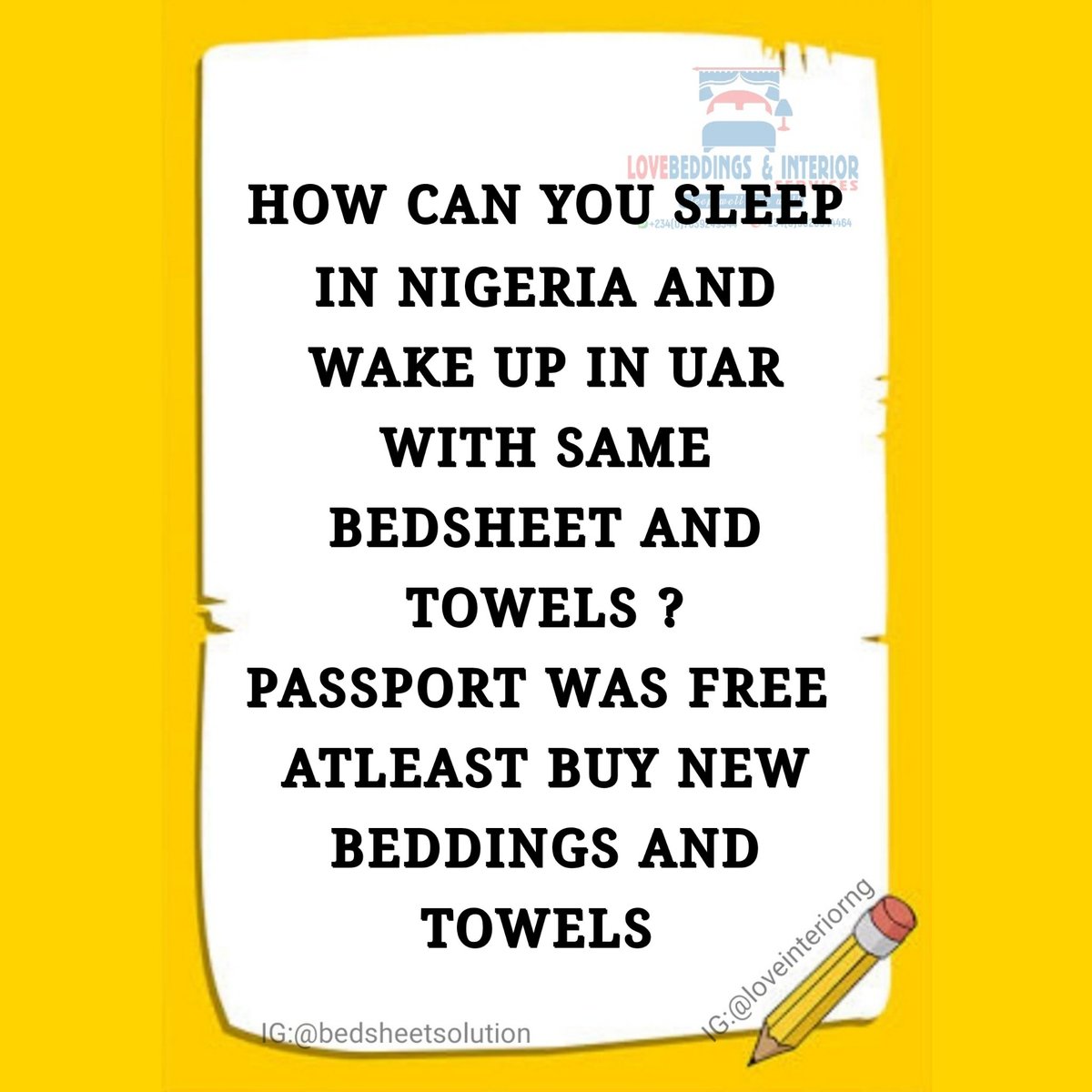 vettaz2020's tweet photo. My fellow URANIUM come and buy your beddings and towels @bedsheetsolution on Instagram 

WhatsApp 07039249344 to get new available designs https://t.co/IEzO2JYtOt