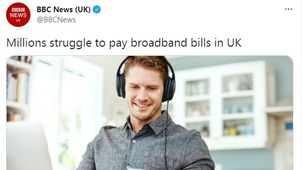 RichardBurgon's tweet photo. From the outlet that called our free broadband policy "Broadband Communism" https://t.co/vEGnmJfPz6