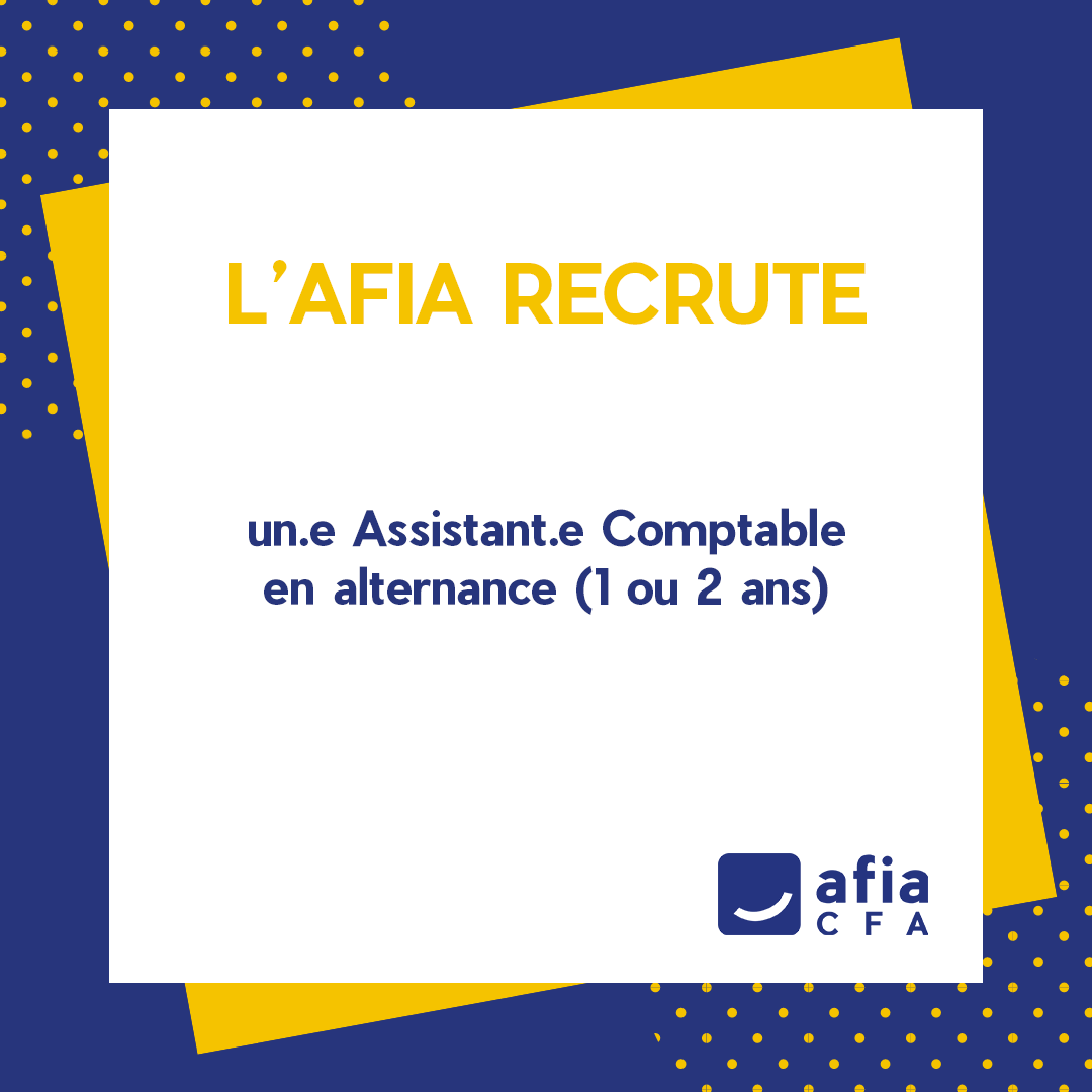 cfanumia's tweet photo. [ L'Afia recrute ]
... un assistant comptable H/F en #alternance !

Missions confiées, compétences requises et infos pour postuler sont par ici ! ➡️ https://t.co/OxV5dk8vWa

#iciçarecrute #recrutement #offredemploi #cfaafia https://t.co/WvoKvJiCrW