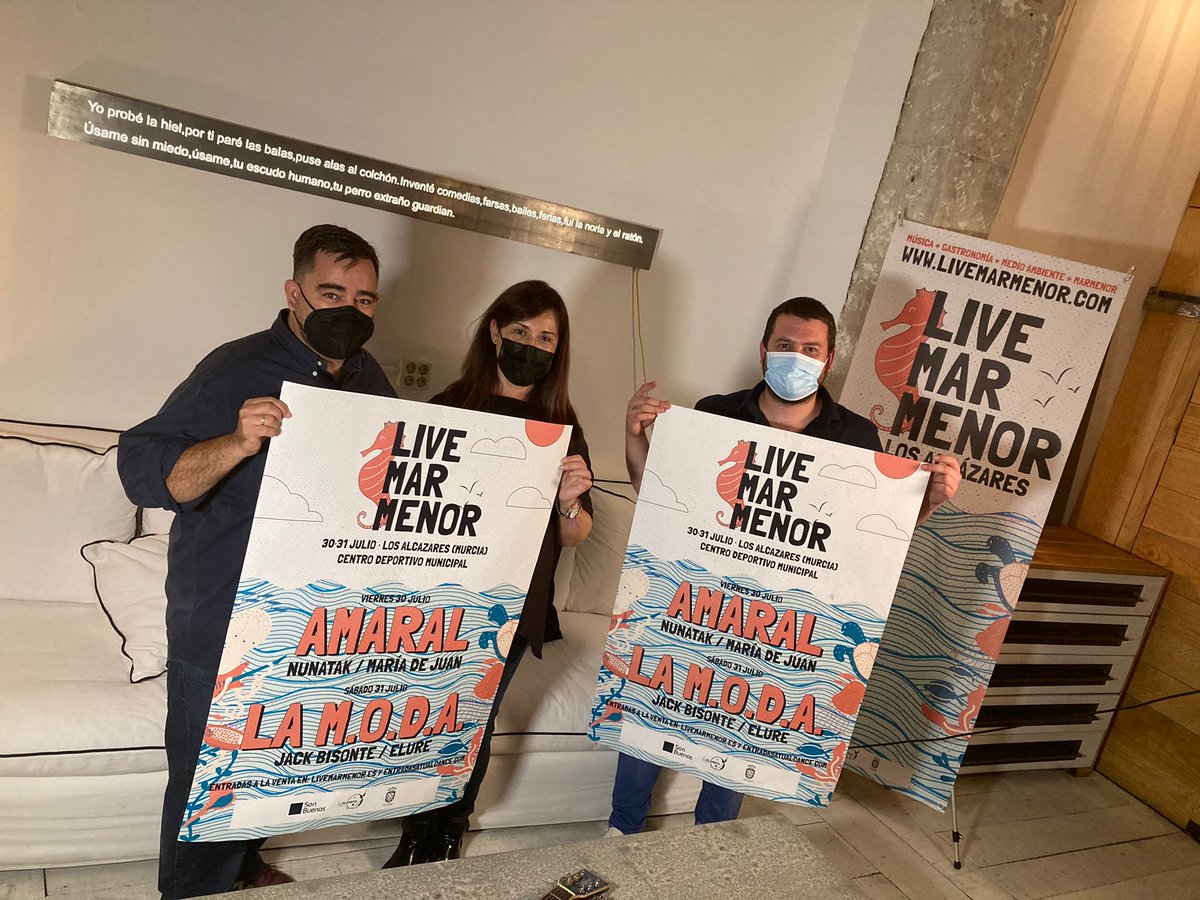 livemarmenor's tweet photo. Esta mañana hemos tenido una rueda de prensa más bonica que toas' las cosas en #Loft113.
Y además Carlota de @ElureBand se ha marcado un termita en acústico.
#LiveMarMenor #PorUnMarMenorVivo https://t.co/1IyLh5iBpp