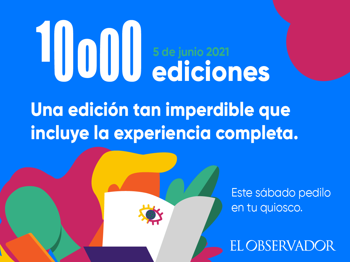 🗞️🗞 Este 5 de junio se viene una edición imperdible: el sábado publicaremos la edición número 10.000 de <a href="/ObservadorUY/">El Observador Uruguay</a>. Pedila en tu quiosco.