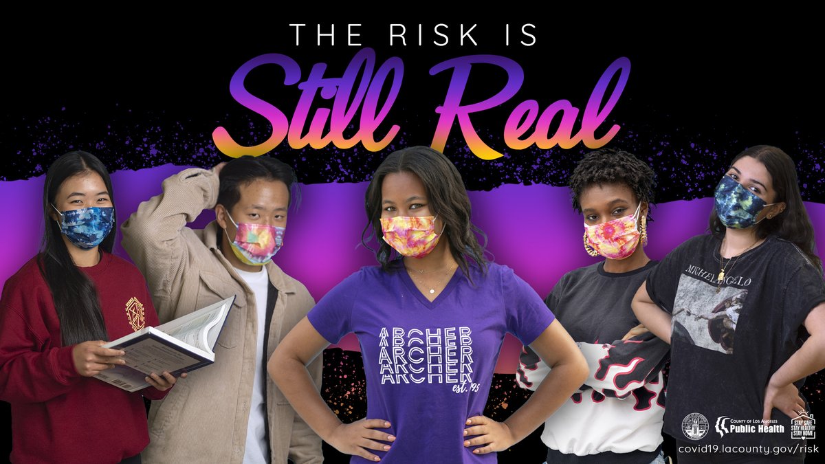 a group of teens wearing masks