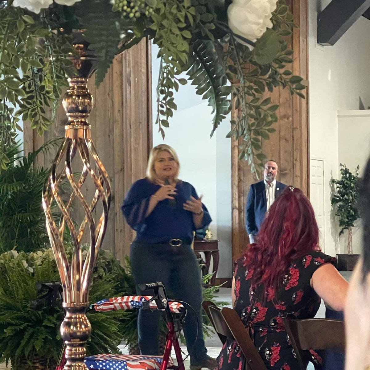 Nick_Lahera's tweet photo. It was great seeing Congresswoman Kat Cammack last night! I can’t wait to see her win again in 2022. @katforcongress is a powerful representative to have in DC! #KatForCongress #DrainTheSwamp https://t.co/cFjJUl0H6n