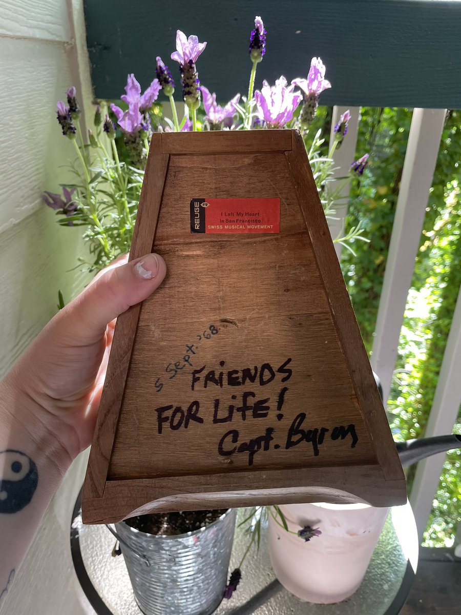 Next week we celebrate Capt.Byron and his life. Today I was cleaning and picked this up. He knew that I love San Fran,I’ll be there in 19 days... I had forgotten that he signed it❤️ miss him daily. Check it out!  Friends for life, indeed. @brian4006