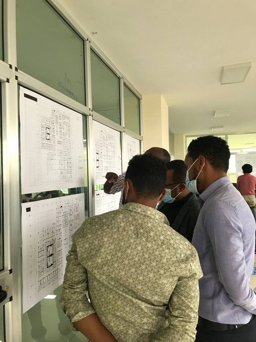 HelawiSewnet's tweet photo. The program greatly increases the quality of buildings in the #CityOfAddis by creating the platform whereby project consultants present their works to peers in the industry &amp; gain additional design feedback &amp; inputs that go beyond mandatory Building Code compliance requirements. https://t.co/a906DizciH
