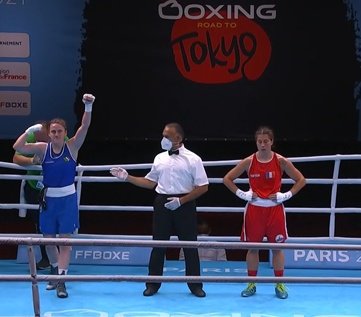 IABABOXING's tweet photo. ๐ฅ RESULT ๐ฅ
@michaelaw57 starts off the evening session with a stylish display and gets the win v ๐ซ๐ท!
She will return to action in Sunday's Q-Finals v ๐ธ๐ช where a win will secure her place at #Tokyo2020
Well done Michaela! ๐ฅ๐ฎ๐ช
#IABA #TeamIreland #RoadToTokyo https://t.co/PKIxFEOl3D