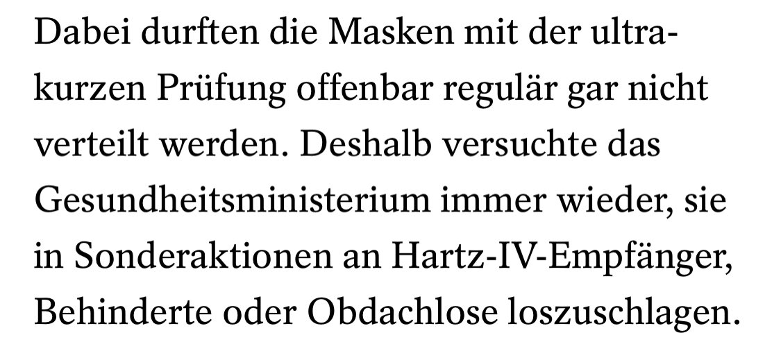 Erinnert ihr euch? Als #Corona in Bergamo Menschen dahinraffte hat #Spahn den Export von #Masken verhindert. Später wollte er mangelhafte Masken in 🏥 für Ärzt*innen einsetzen. Und sie dann an die Schwächsten gönnerhaft verschenken. Moralisch bankrott. #spahnruecktritt