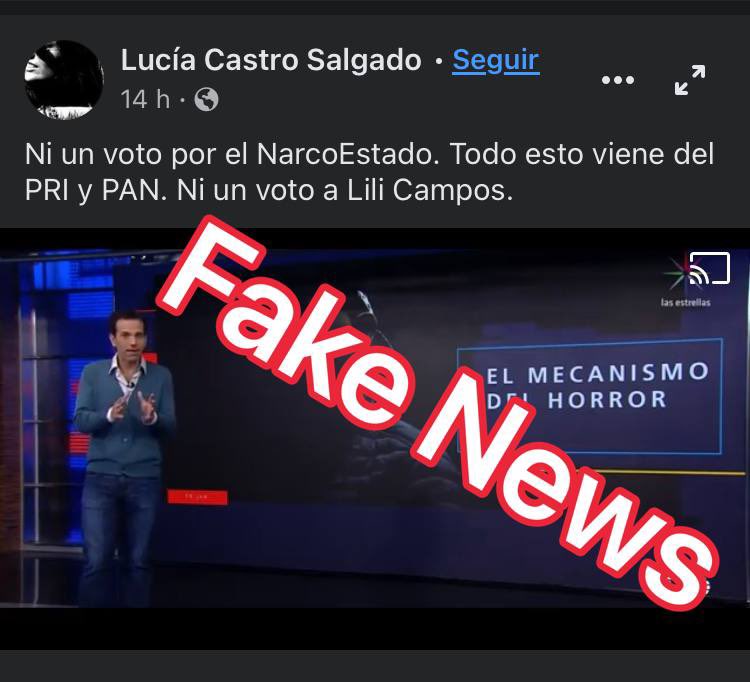 AlertaFakeNews_'s tweet photo. 🚨¡Alerta #FakeNews!

Con la intención de generar enojo en la ciudadanía, clonan un video de @CarlosLoret para ensuciar la imagen de la candidata a la presidencia municipal de #Solidaridad @LiliCamposM 

No caigas en guerra sucia y reporta esta cuenta https://t.co/NsBm8TMKRL https://t.co/kEBSkCLrMO
