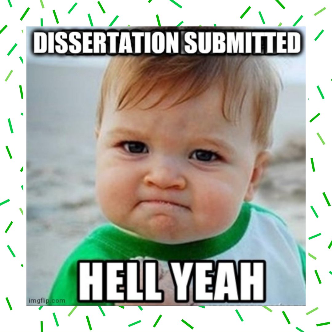 Cov_OTsociety's tweet image. MASSIVE shoutout to all the 3rd years who submitted their dissertations!!

As a 3rd year myself I just wanna say: we smashed it guys! Well done. You should all be so proud of what you have achieved, especially during such a difficult past 12-18 months! 💚
#dissertationsubmission