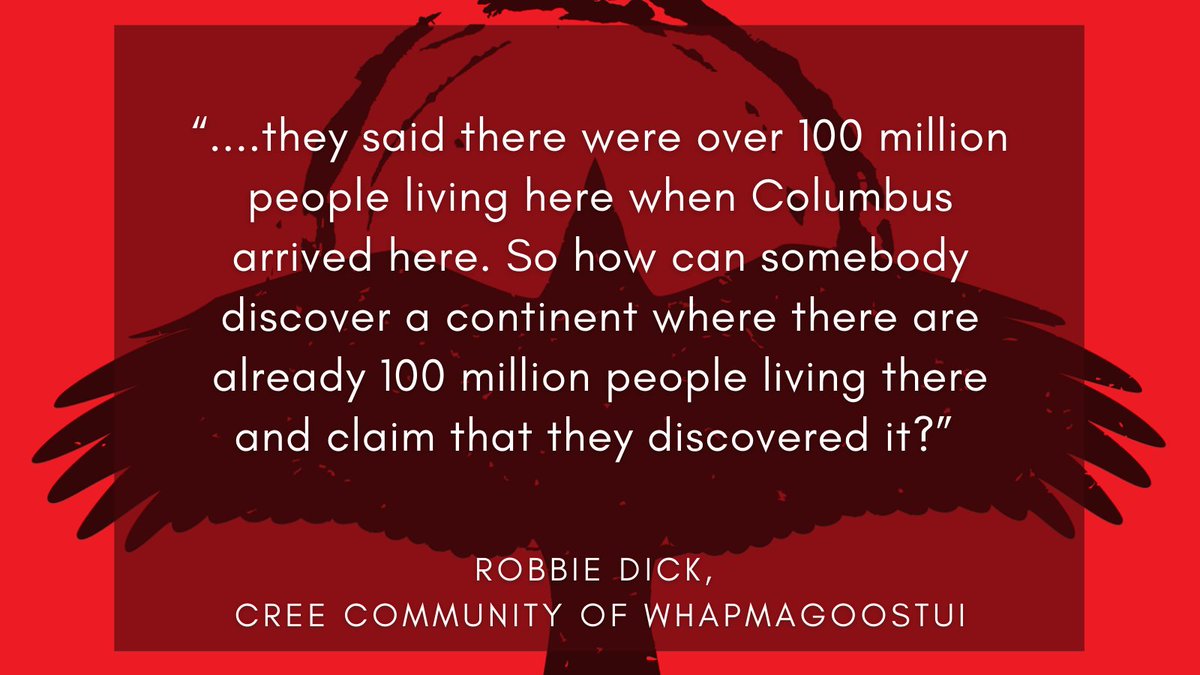 CBCQuebec's tweet image. First peoples had been living on this land for 11,000 years before its "Discovery". Hear episode 1 of the new @cbcpodcasts series Telling Our Twisted Histories here. New episodes every Monday. 
cbc.ca/listen/cbc-pod…