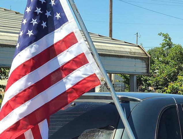 VAISTech's tweet image. Do you fly the flag on your ride? #FlagFriday