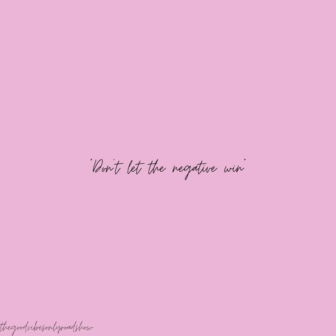 🌸🌸🌸Good Vibes Only🌸🌸🌸

"Don't let the negative win"
.
.
.
.
.
#thegoodvibesonlyroadshow #goodvibesonly #vibes #author #wednesday #life #livelife #loveyourself #peace #love #happiness #quotes
