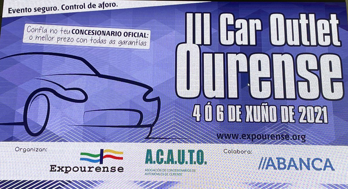 roslufe's tweet image. A @DeputacionOU acompañou en @EXPOURENSE a A.C.A.U.T.O. na inauguración do “III Car Outlet Ourense”. Unha grande oferta e posibilidades nos 16 concesionarios, 22 marcas, 350 coches da exposición. #ACAUTO #Ourense