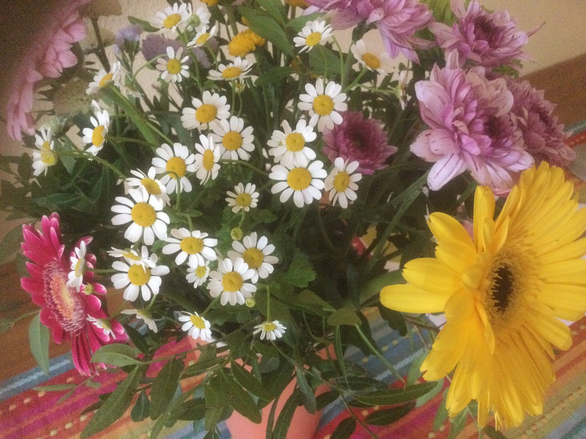 Mag ik u iets vragen? Ik werk bij een mevrouw en die heeft mij zojuist bloemen gegeven, maar ik ben allergisch voor bloemen. Wilt u ze misschien van me hebben? #dubbellief