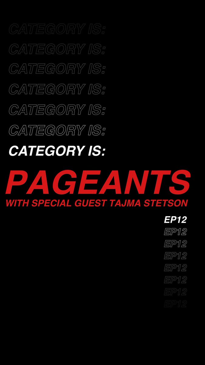 thetempcheck's tweet photo. EP12: Category is: Pageants w/ @tajmastetson 
Hold on to your wigs kids, this episode Josh and Danny interview the legendary KC queen and Miss Gay United States 2019 Tajma Stetson. The girls cover humble beginnings, bloodbaths, and Tajma’s favorite things. https://t.co/GH1kTRDvLq
